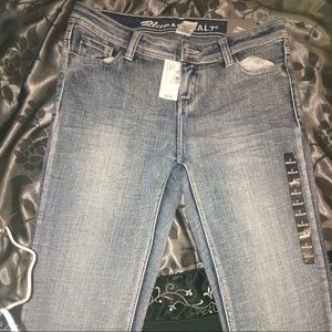 Blue jean wet seal pants